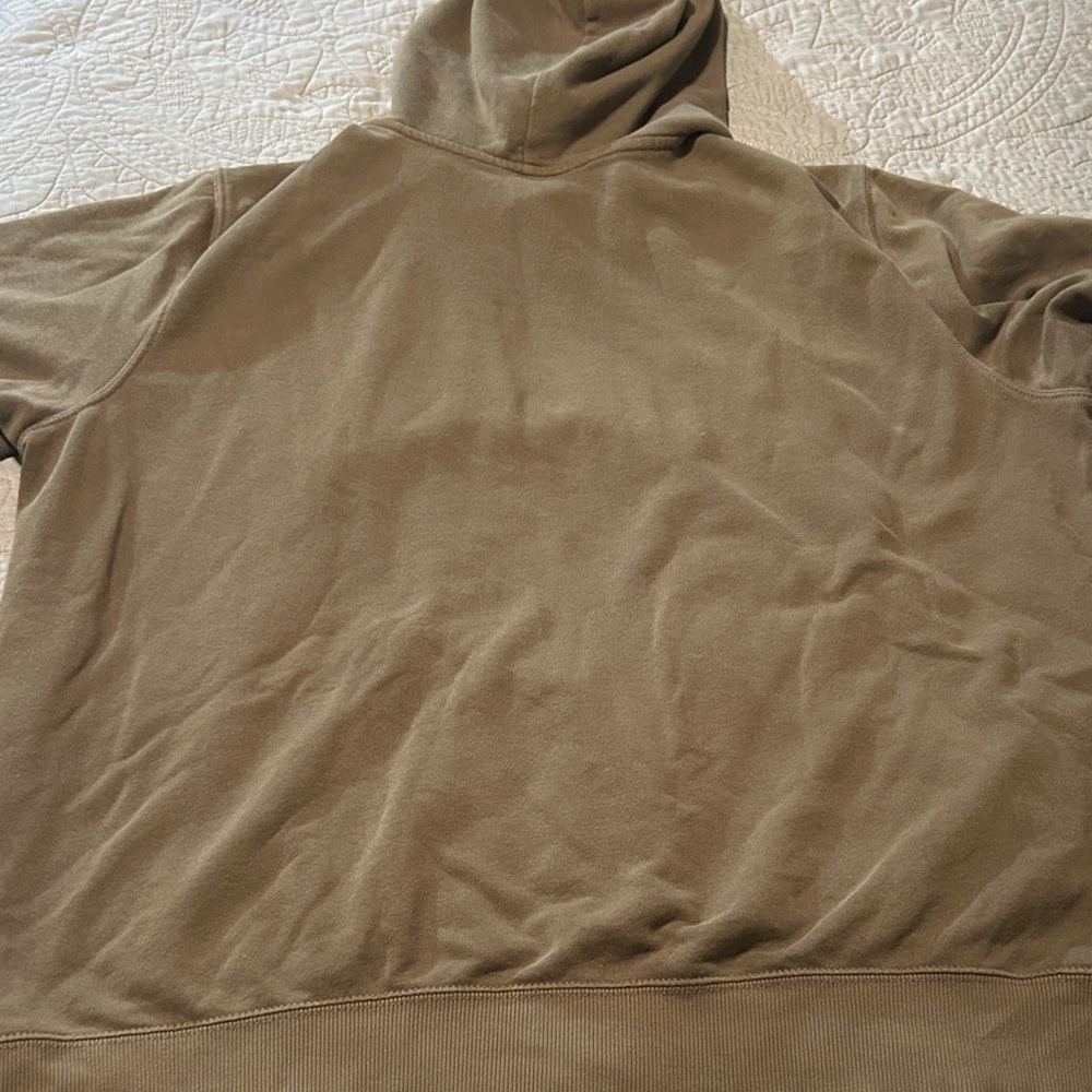 The North Face Men's Crewneck Hoodie - Olive - Picture 3 of 3